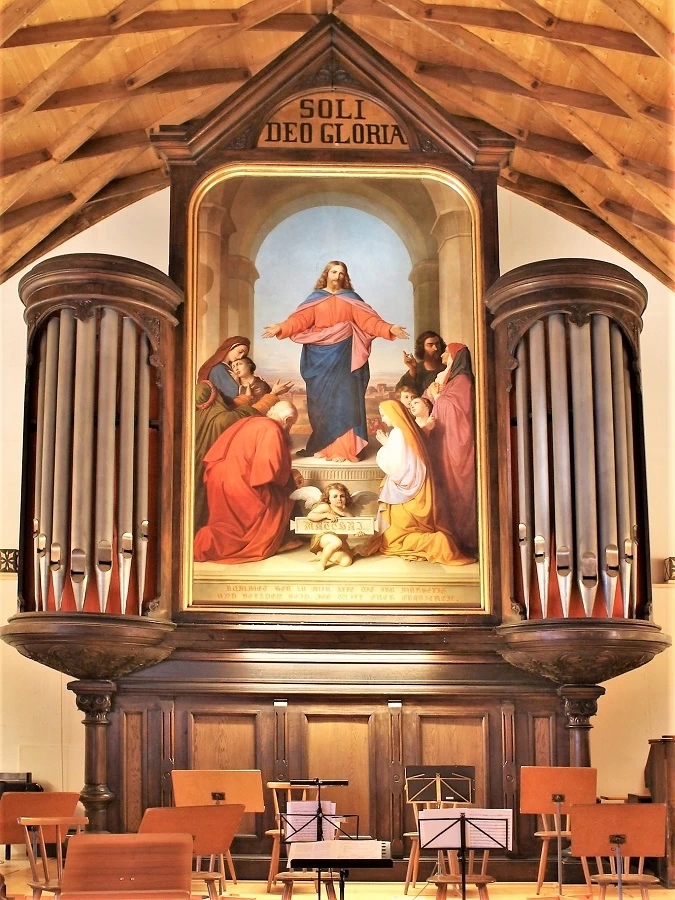 Soli Deo gloria - chiesa Schröderstift di Amburgo